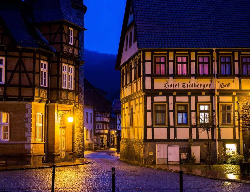 Hotel Front - Evening/Night